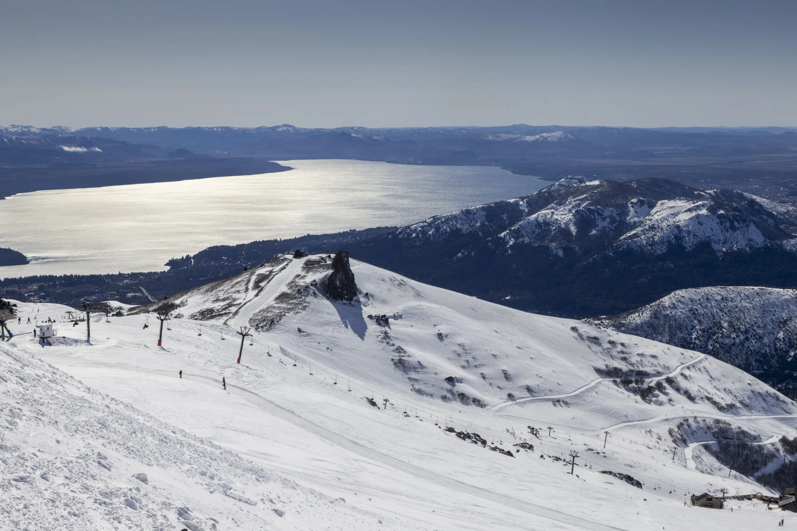 Off-piste terrain at Cerro Catedral